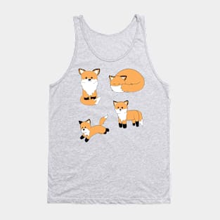 Group of Foxes Tank Top